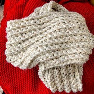 Infinity wool scarf.